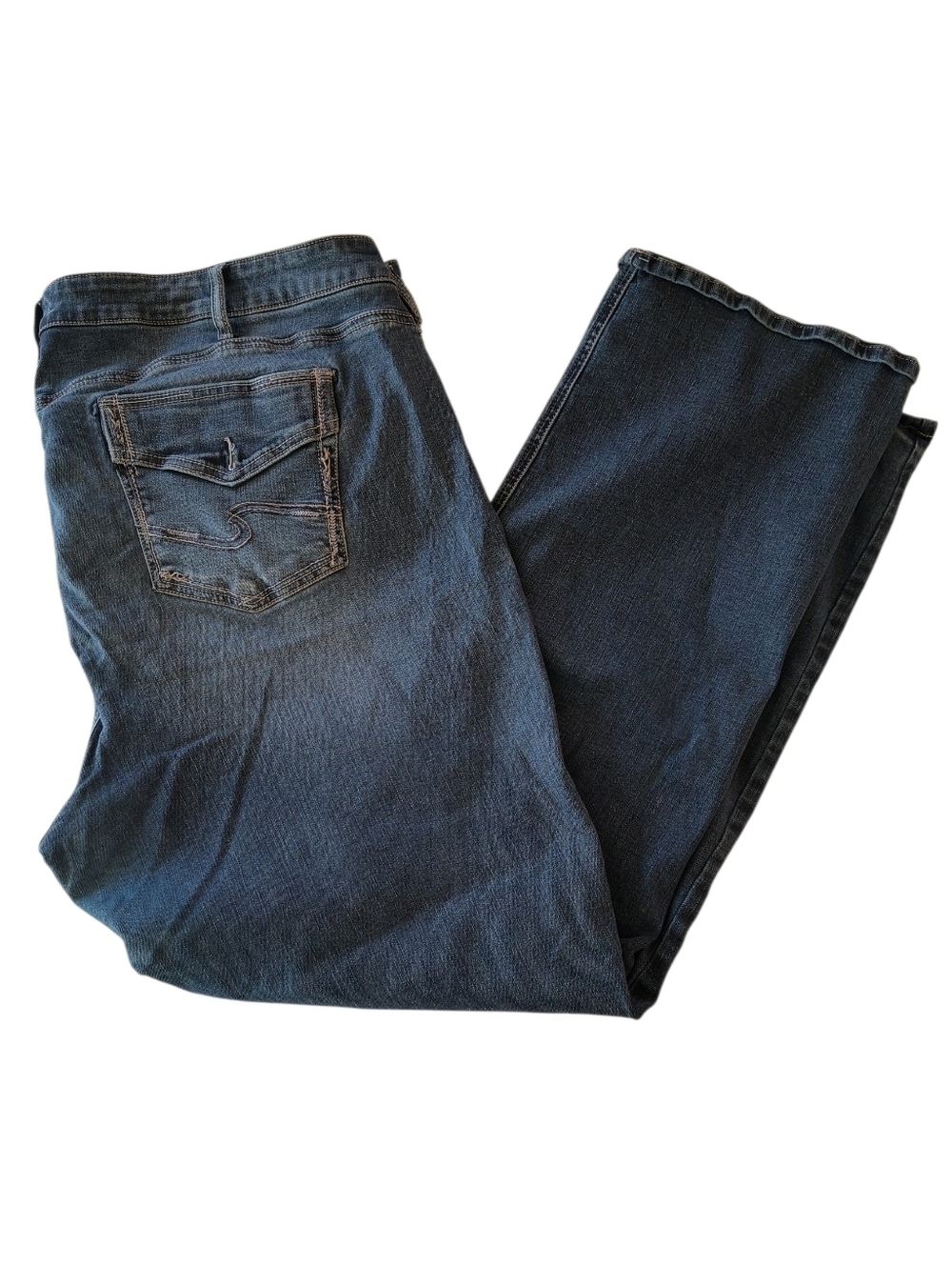 Silver Elyse Plus Size Slim Boot Cut Jeans Size 24